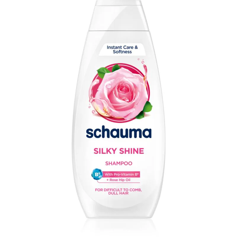 Schwarzkopf Schauma Rose Oil σαμπουάν και κοντίσιονερ 2 σε 1 για εύκολο χτένισμα μαλλιών 400 ml