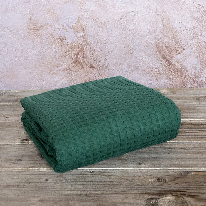 Κουβέρτα Πικέ King Size 240X260 Nima Habit Jungle Green (240x260)