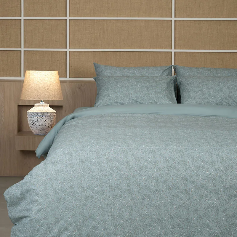 Σεντόνια Μονά (Σετ) 165X270 Sunshine Cotton Feelings 928 Aqua Χωρίς Λάστιχο (165x270)