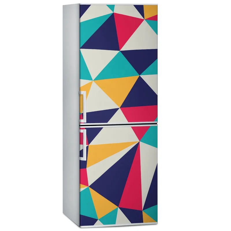 Αυτοκόλλητο ψυγείου GEOMETRICAL COLORFUL TRIANGLES