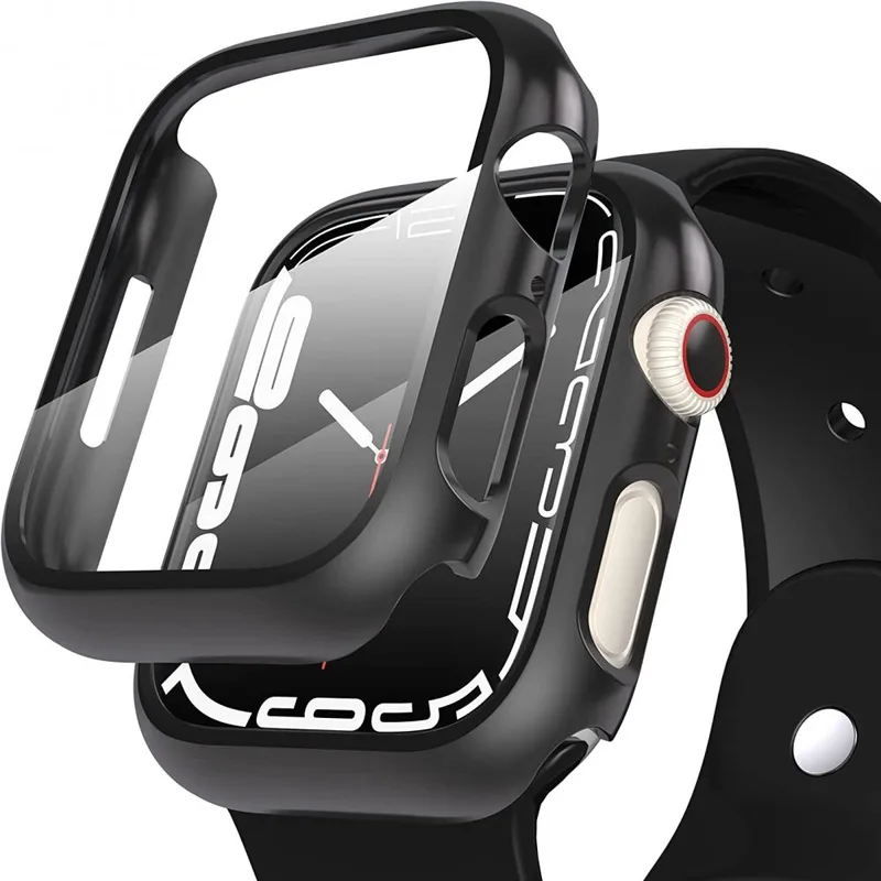 Tech-Protect Defence360 - Θήκη με Tempered Glass Apple Watch 9 / 8 / 7 (45mm) - Black (9589046918575)