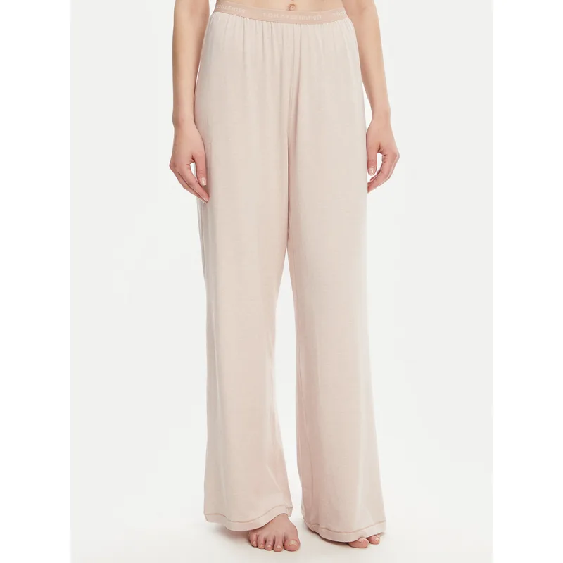 Tommy Hilfiger Παντελόνι πιτζάμας UW0UW05776 Μπεζ Relaxed Fit