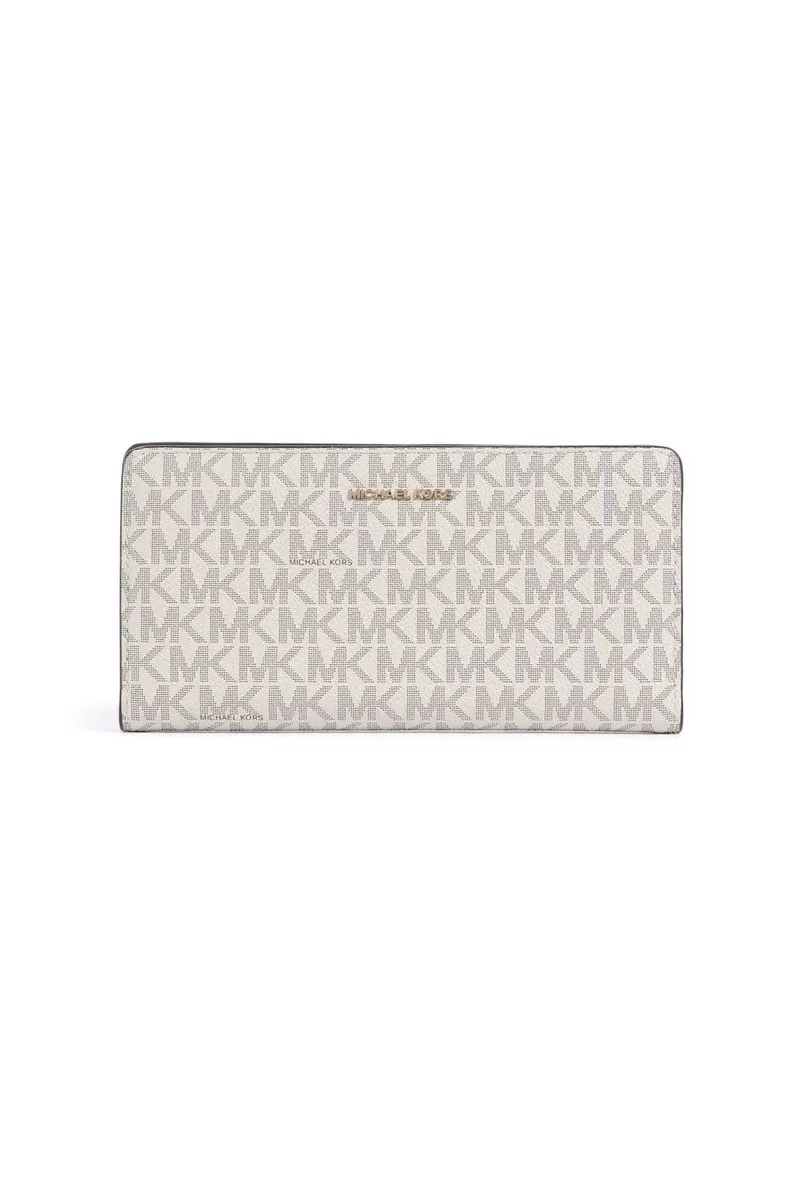 Michael Kors γυναικείο πορτοφόλι με all-over monogram "Bryant Large" - 32S5GYTP3B Εκρού
