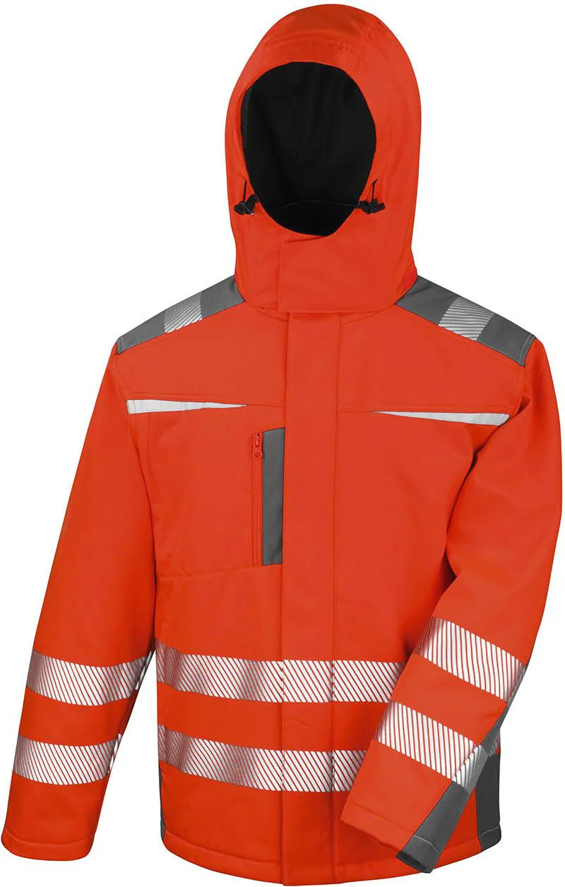 Μπουφάν Ασφαλείας Dynamic SoftShell Result R331X Fluorescent Πορτοκαλί