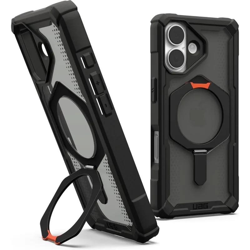 Θήκη iPhone 17 UAG Plasma XTE Ανθεκτική με MagSafe & Kickstand - Black / Pop Πορτοκαλί (114526114097)