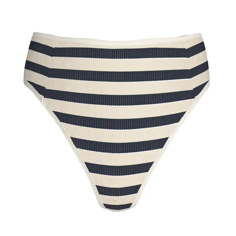 Σλιπ μαγιό Ribbed Texture High Rise Bikini Bottoms