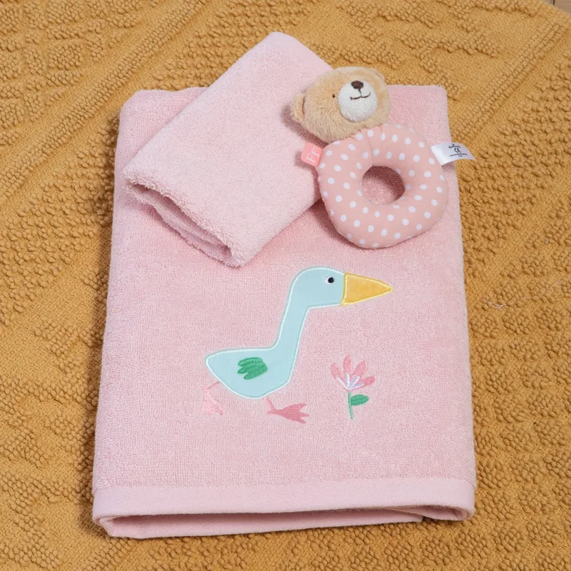 Παιδικές Πετσέτες (Σετ 2τμχ) Nef-Nef Homeware Spring Happiness 420gsm