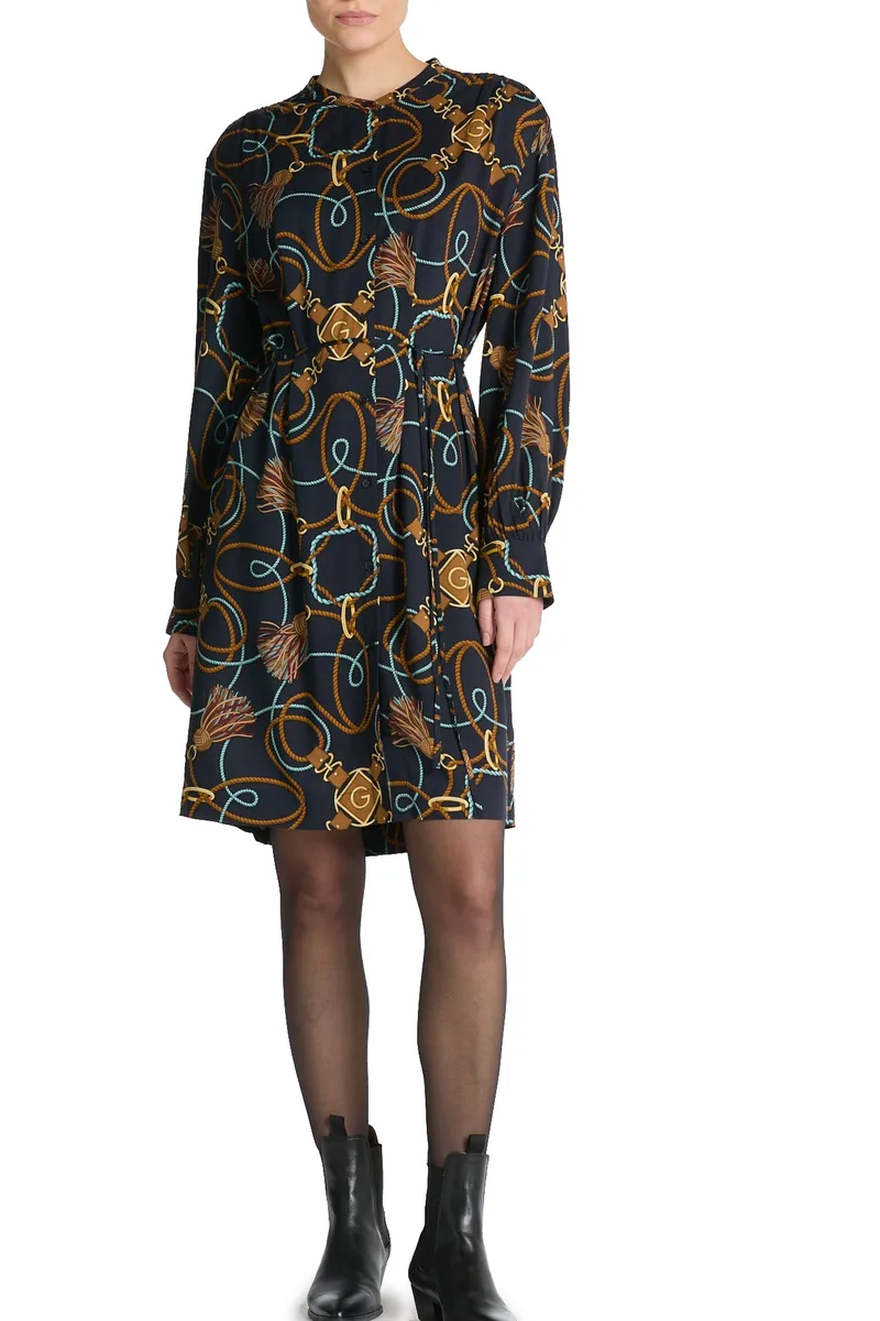 Φόρεμα Gant Rel Rope Print 4503257-433 Γυναικείο
