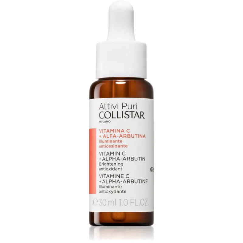 Collistar Attivi Puri Vitamin C + Alfa-Arbutina ορός προσώπου για λάμψη με βιταμίνη C 30 ml