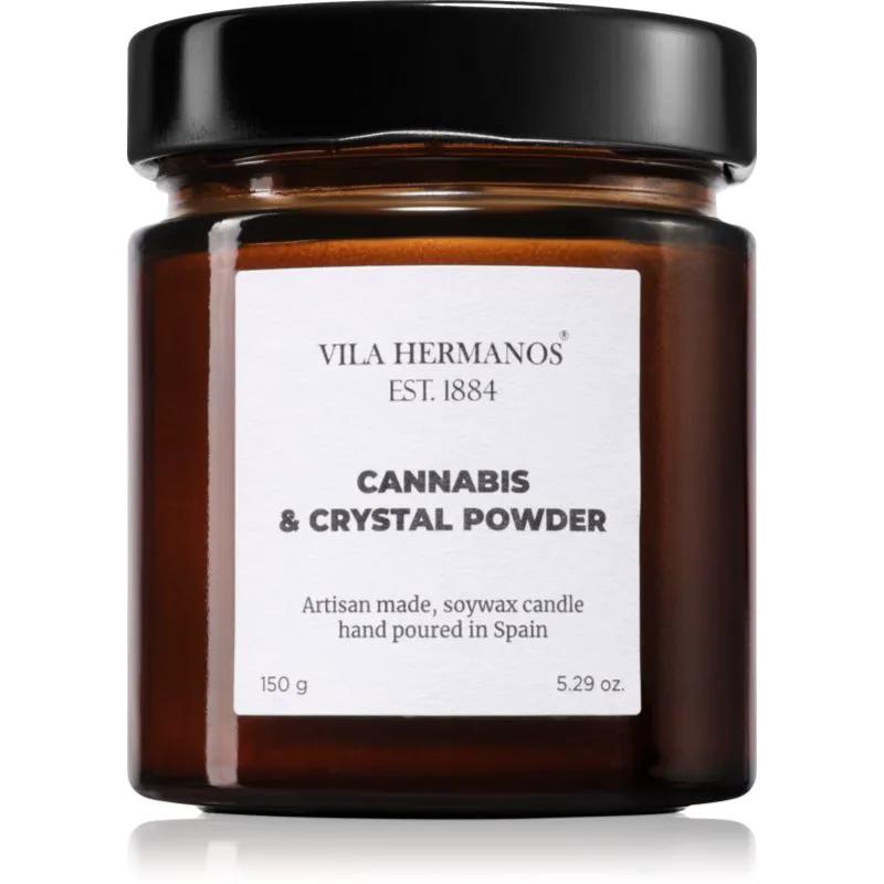 Vila Hermanos Apothecary Cannabis & Crystal Powder αρωματικό κερί 150 γρ