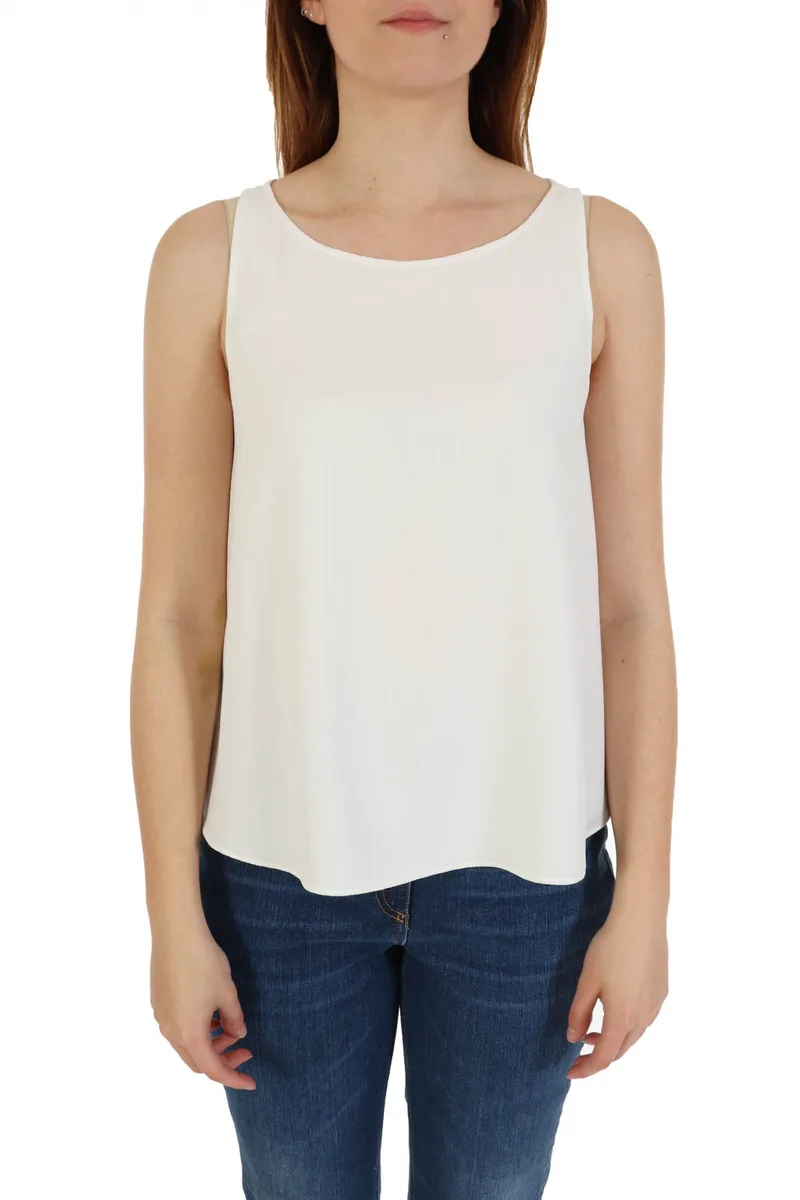 EMPORIO ARMANI TOP WOMAN ΛΕΥΚΟ