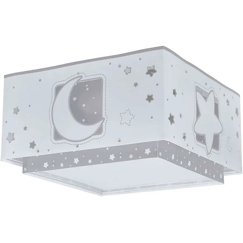 Παιδικό Φωτιστικό Πλαφονιέρα Ango 63236E Moonlight Grey