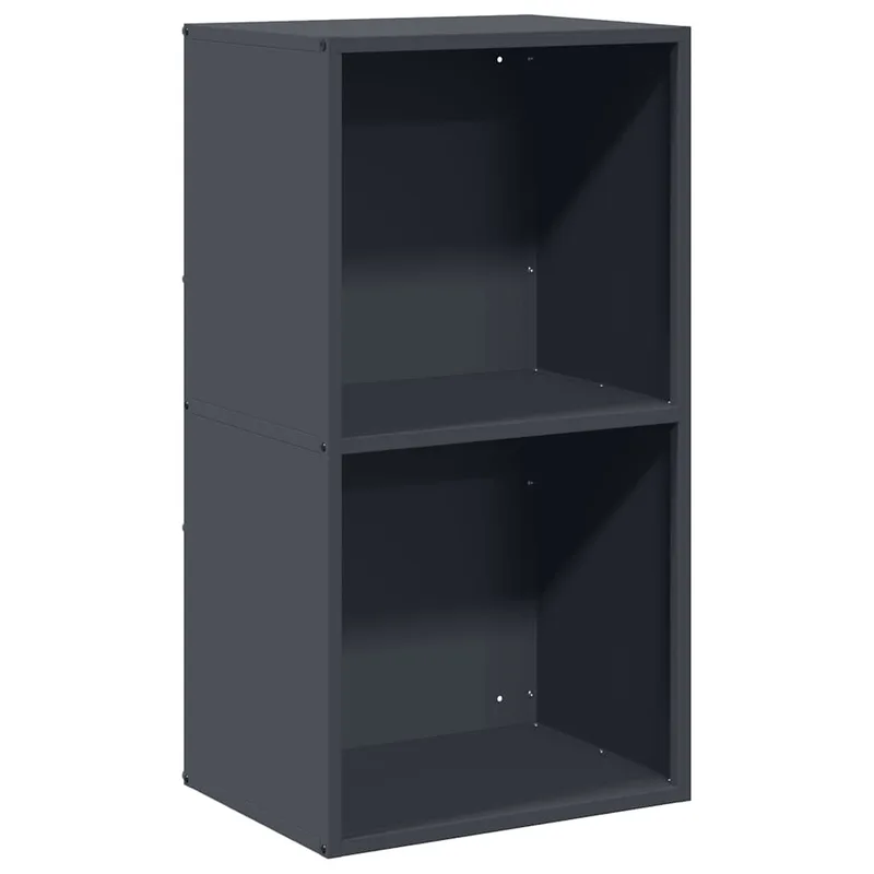 vidaXL Ράφι Καυσόξυλων Ανθρακί 40x30x75 εκ. Χάλυβας ψυχρής έλασης