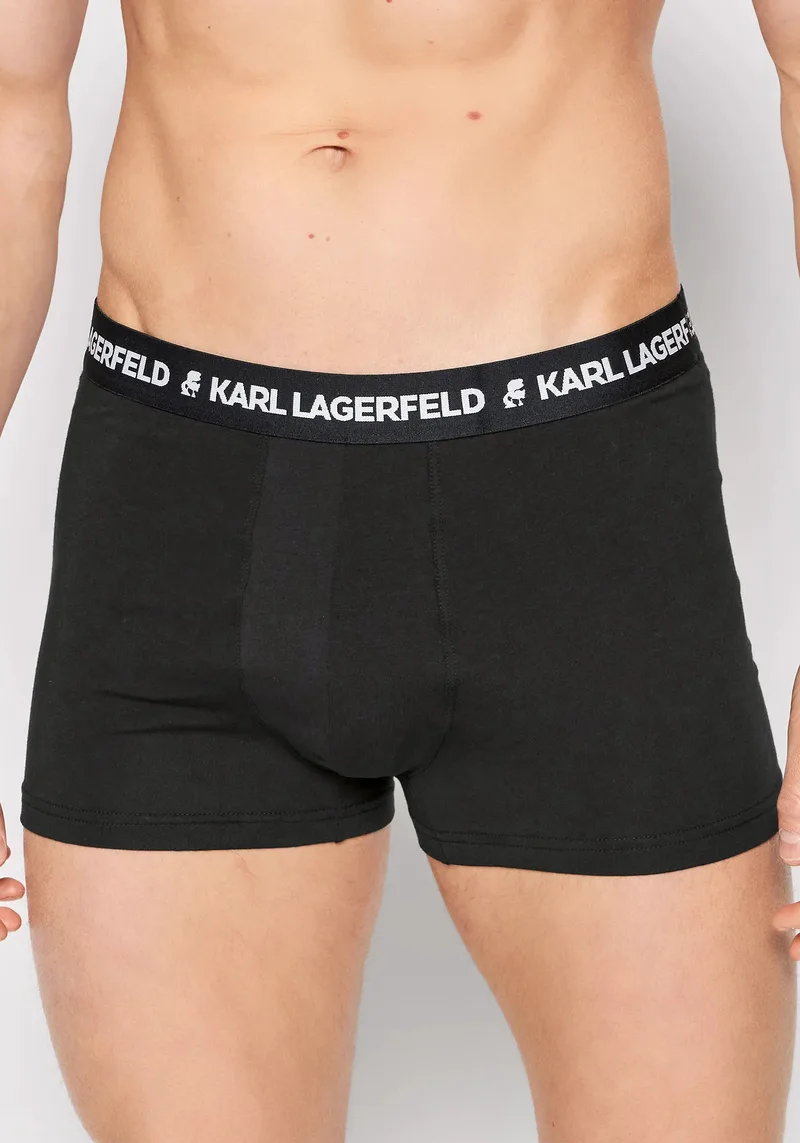 Karl Lagerfeld 7 Boxers της σειράς Logo Trunk - 220M2125 999 Black