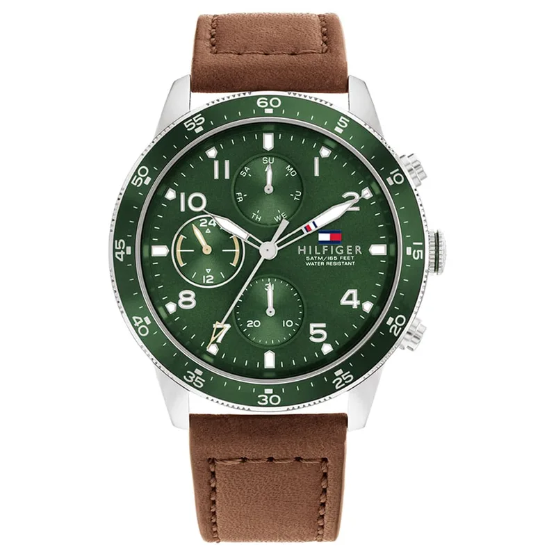 Tommy HILFIGER Jimmy Brown Leather Strap 1791948