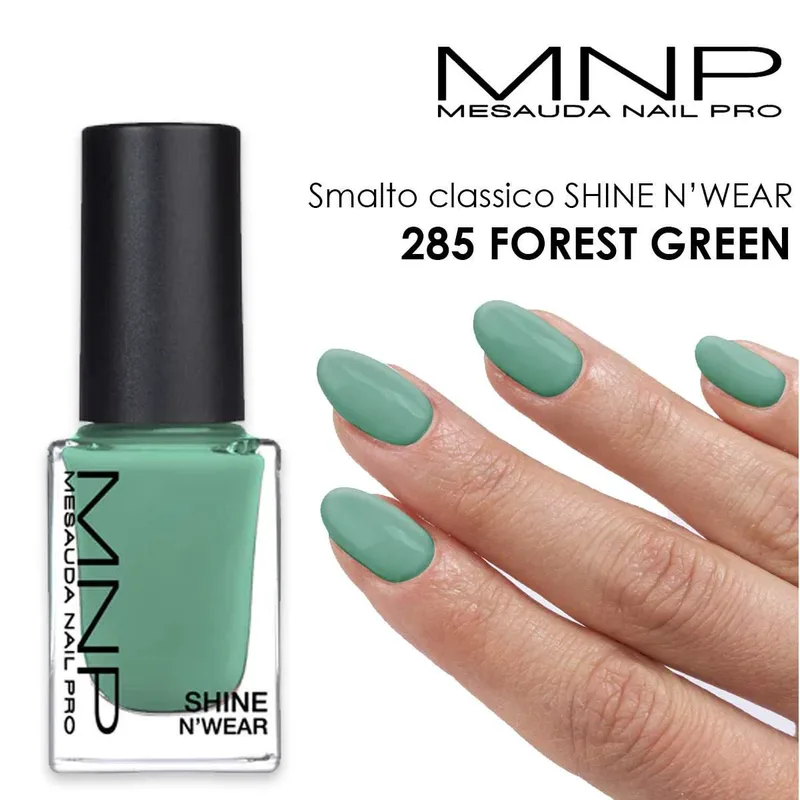 Mnp shine n'wear classic nail polish 285 forest green