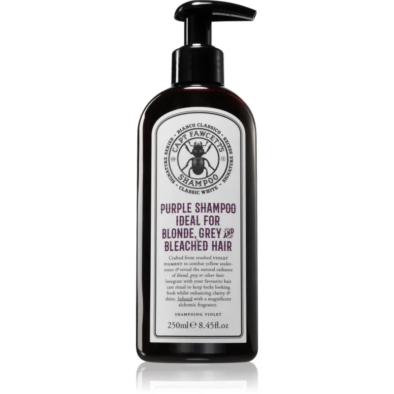 Captain Fawcett Shampoo Purple μωβ τονωτικό σαμπουάν για γκρίζα μαλλιά 250 ml