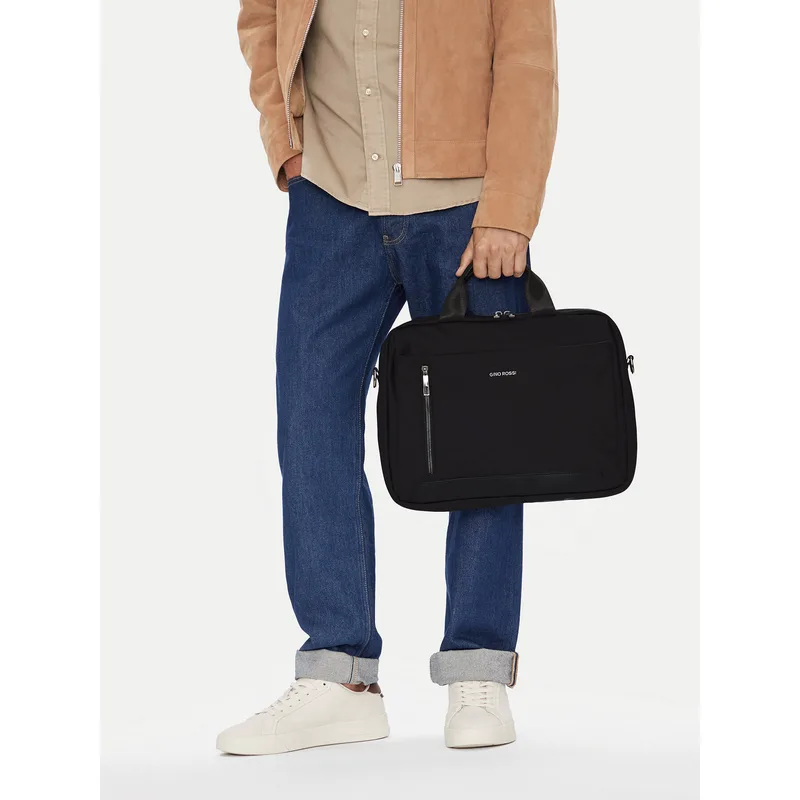 Τσάντα για laptop Gino Rossi C-GIN-K-011-CCC-06 Μαύρο