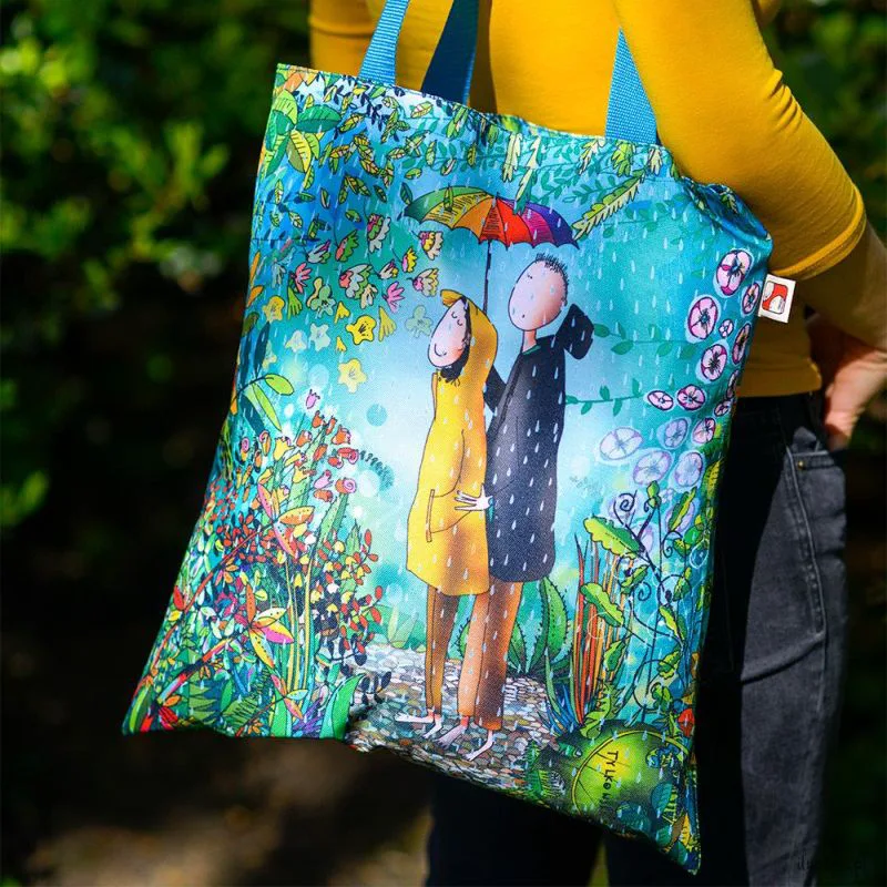 Τσάντα για ψώνια / Shopping bag polyester 36,5x43,5 cm Illustris - Κήπος