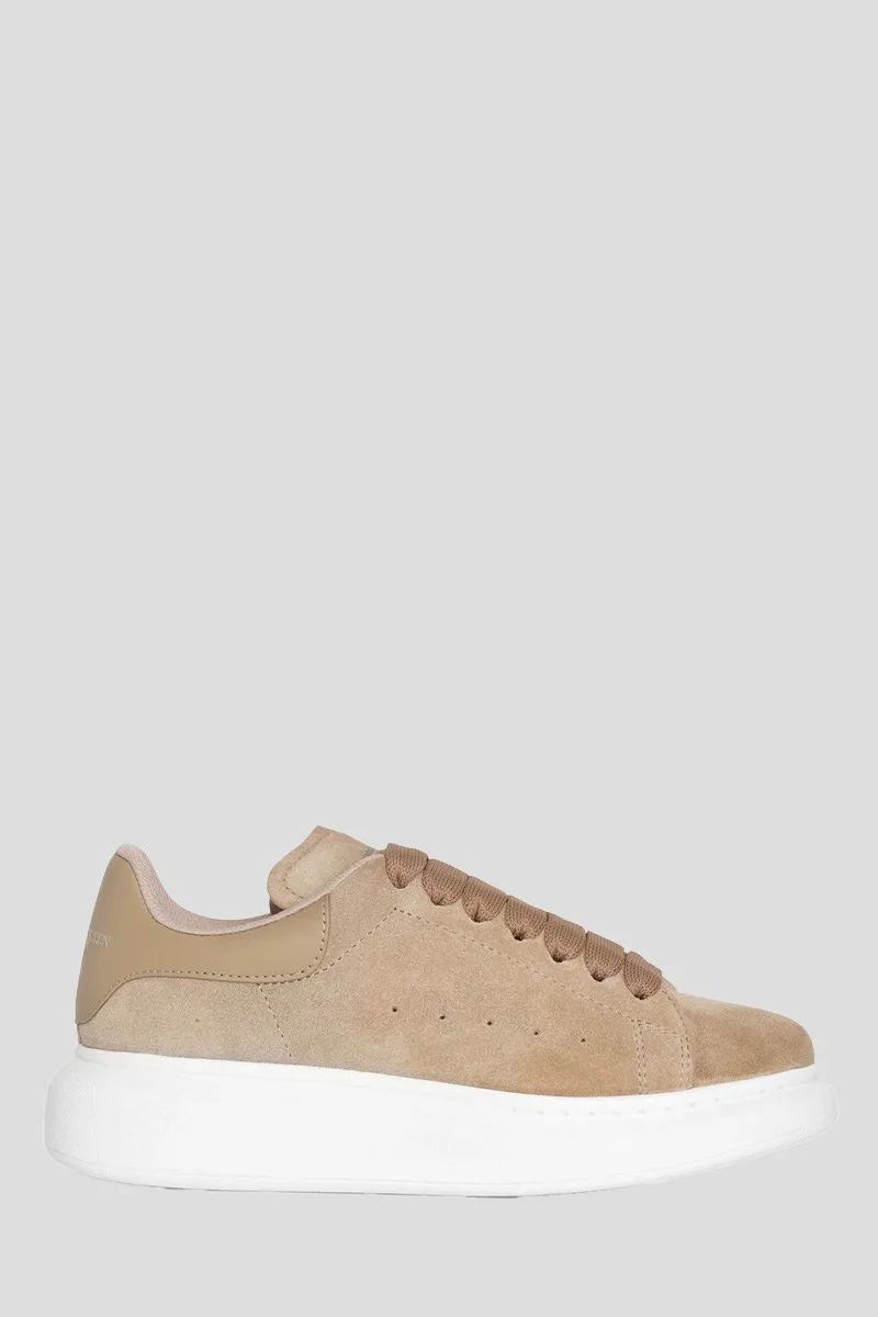 ALEXANDER MCQUEEN Ανδρικό Μπεζ Classic Suede Sneakers
