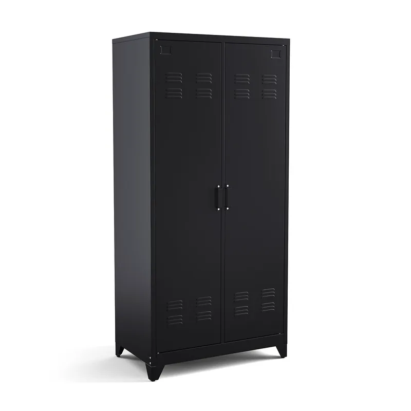 Hiba μεταλλική δίφυλλη ντουλάπα Μ50xΠ85xΥ180cm