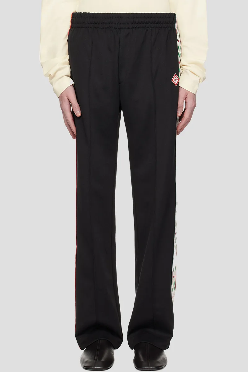CASABLANCA Ανδρικό Μαύρο Scuba Sweatpants