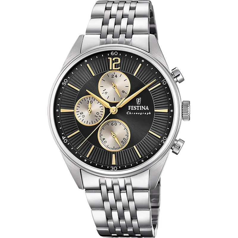 Ρολόι Ανδρικό Stainless Steel Chronograph Festina, κωδ. F20285/7