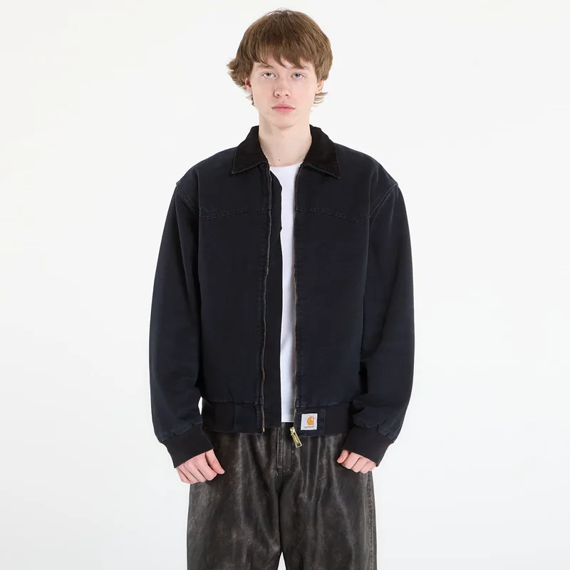 Μπουφάν Carhartt WIP OG Santa Fe Jacket UNISEX Black/ Black XL