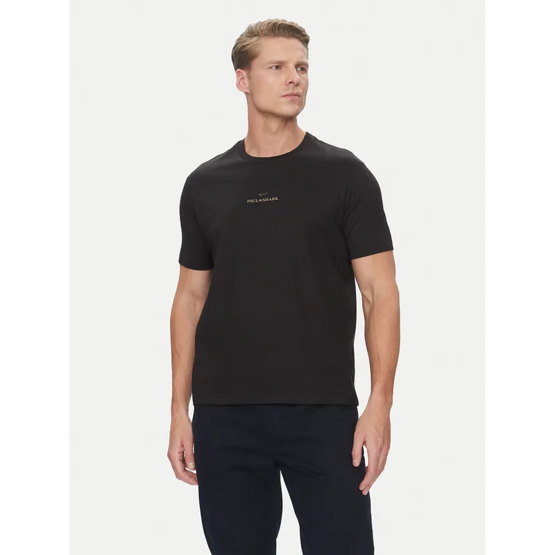 Paul&Shark T-Shirt C0P1240 Μαύρο Regular Fit