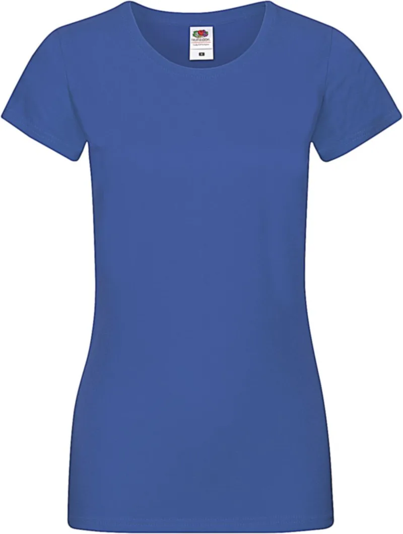 Lady-Fit Sofspun T Fruit of the Loom 61-414-0 Royal