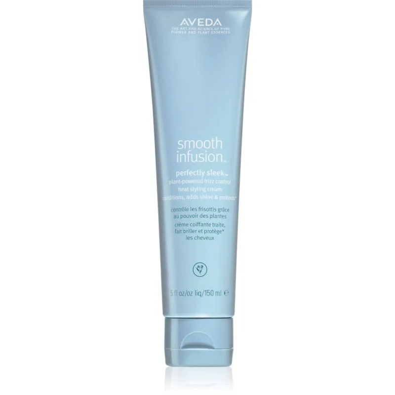Aveda Smooth Infusion™ Perfectly Sleek™ Heat Styling Cream θερμοπροστατευτική κρέμα για λείανση των ατίθασων μαλλιών για την αντιμετώπιση του κρεπαρίσ