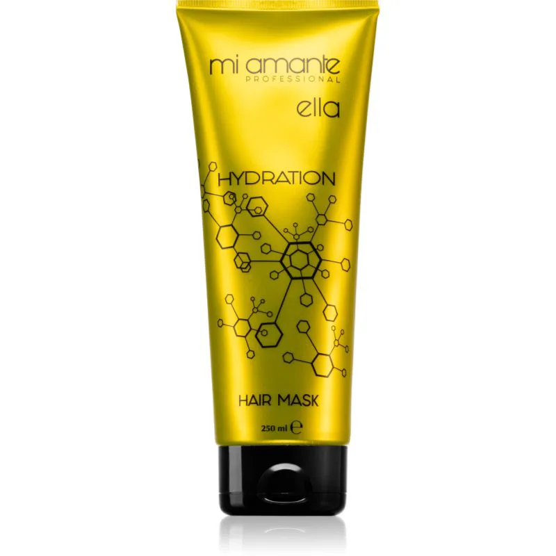 Mi Amante Professional Ella Hydration Hair Mask εντατικά ενυδατική μάσκα για ξηρά και κατεστραμμένα μαλλιά 250 ml