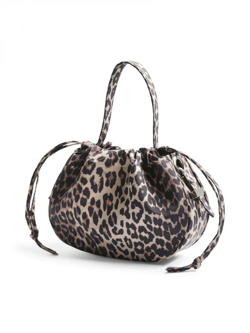 PIECES Υφασμάτινη τσάντα μπαλόνι - 17158753 - Leopard
