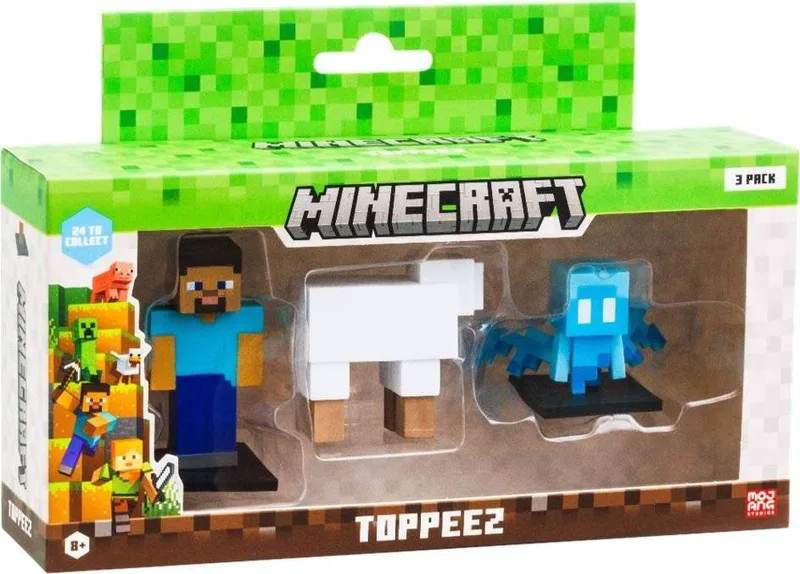 MINECRAFT 3D TOPPEEZ ΦΙΓΟΥΡΑ 3 PACK WINDOW BOX 6ΕΚ