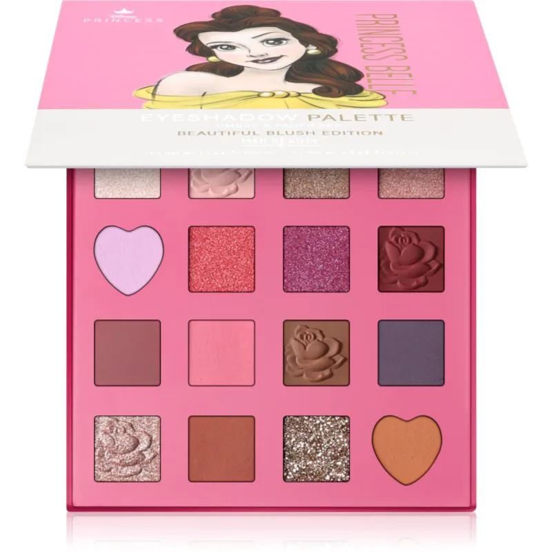 Mad Beauty Disney Princess Belle Παλέτα σκιών για τα μάτια 14x1.3 γρ