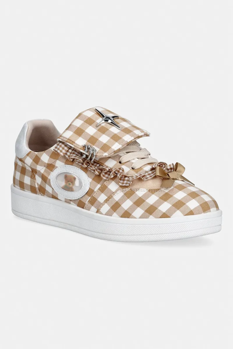 Koi Footwear μπαλαρίνες Magic Teddy Bear Gingham Flat Shoes