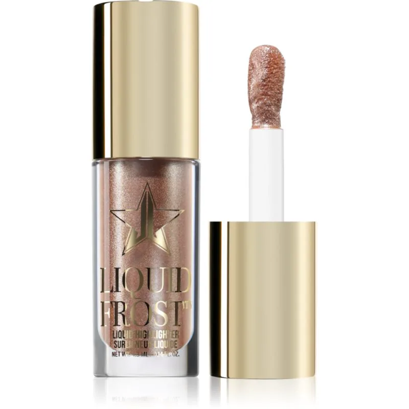 Jeffree Star Cosmetics Liquid Frost Highlighter υγρό λαμπρυντικό με εφαρμοστή απόχρωση Exotic Χρυσό 4.3 ml