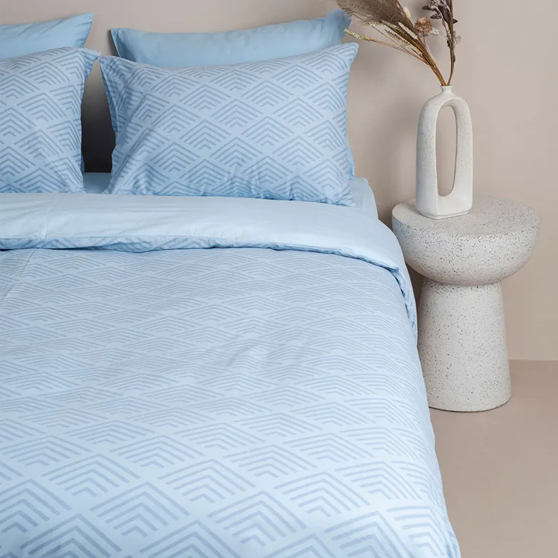 Παπλωματοθήκη Μεμονωμένη Υπέρδιπλη 230X250 Sunshine Cotton Feelings 2048 Blue (230x250)