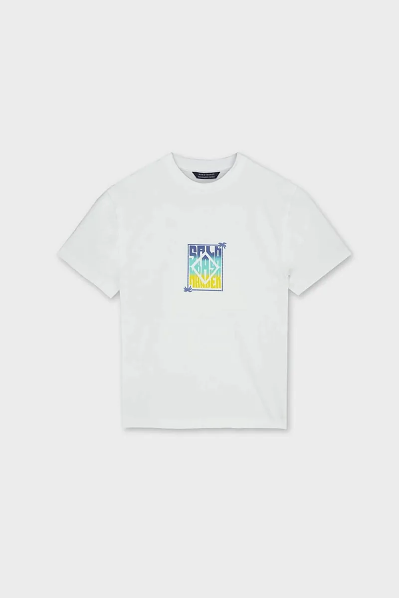 Mayoral παιδική μπλούζα με print - 6036-S26 Κρέμ