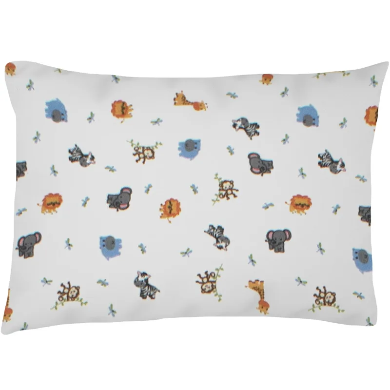 Φανελένια Μαξιλαροθήκη 50x70 Dimcol Zoo 29 Blue 50x70