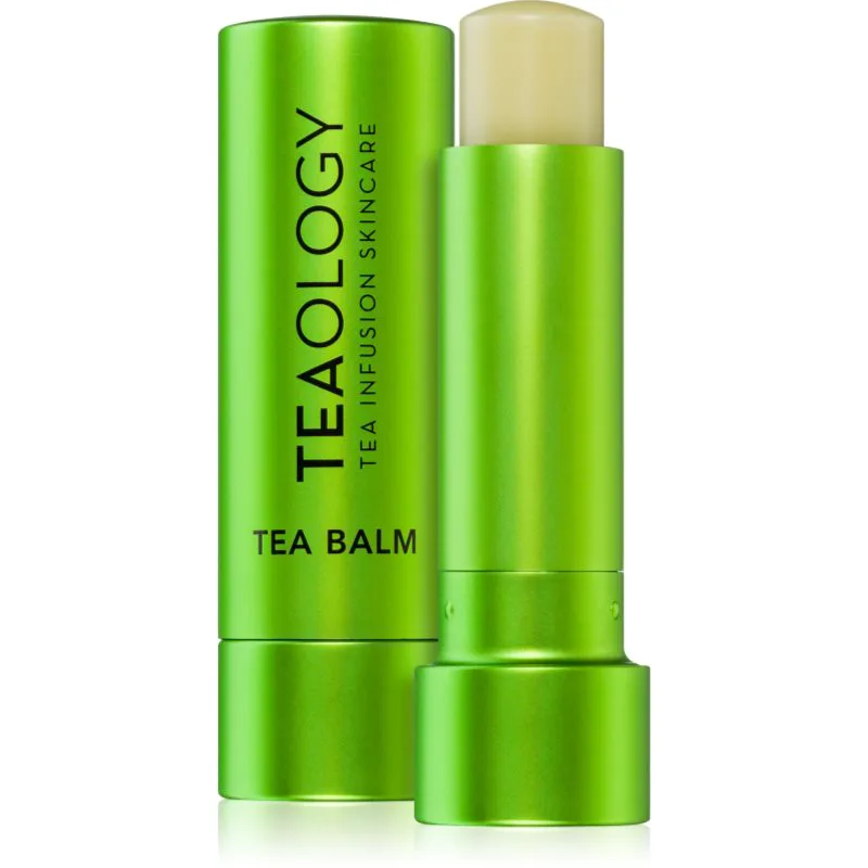Teaology Tea Balm ενυδατικό βάλσαμο για τα χείλη σε μπάρες με υαλουρονικό οξύ απόχρωση Matcha Tea - transparent 4 γρ
