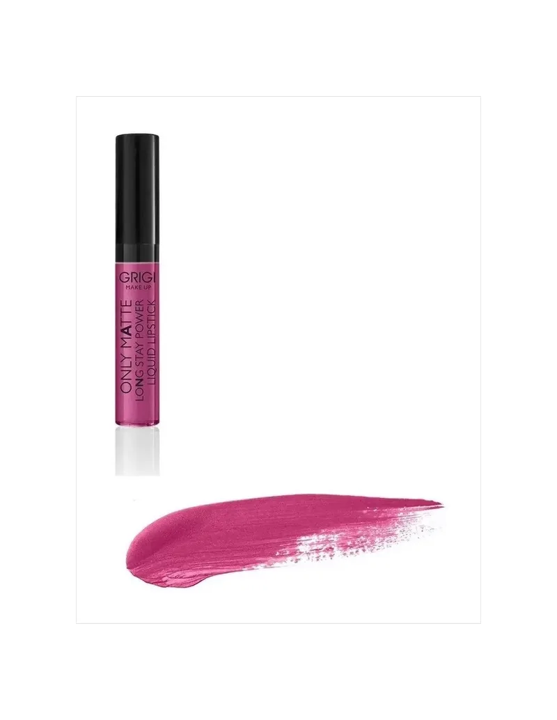 Grigi Make-up Only Matte Long Stay Power Liquid Lipstick - Φουφ-μωβ