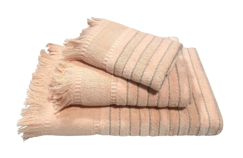 Πετσέτα Le Blanc Πεννιέ Ζακάρ 550gr/m2 PAROS Peach Προσώπου 50x90
