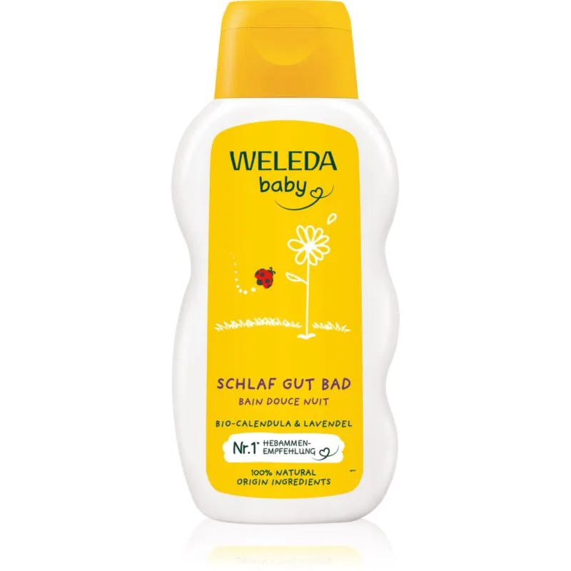 Weleda Baby μπανάκι μωρού καλέντουλα για καληνύχτα 200 ml