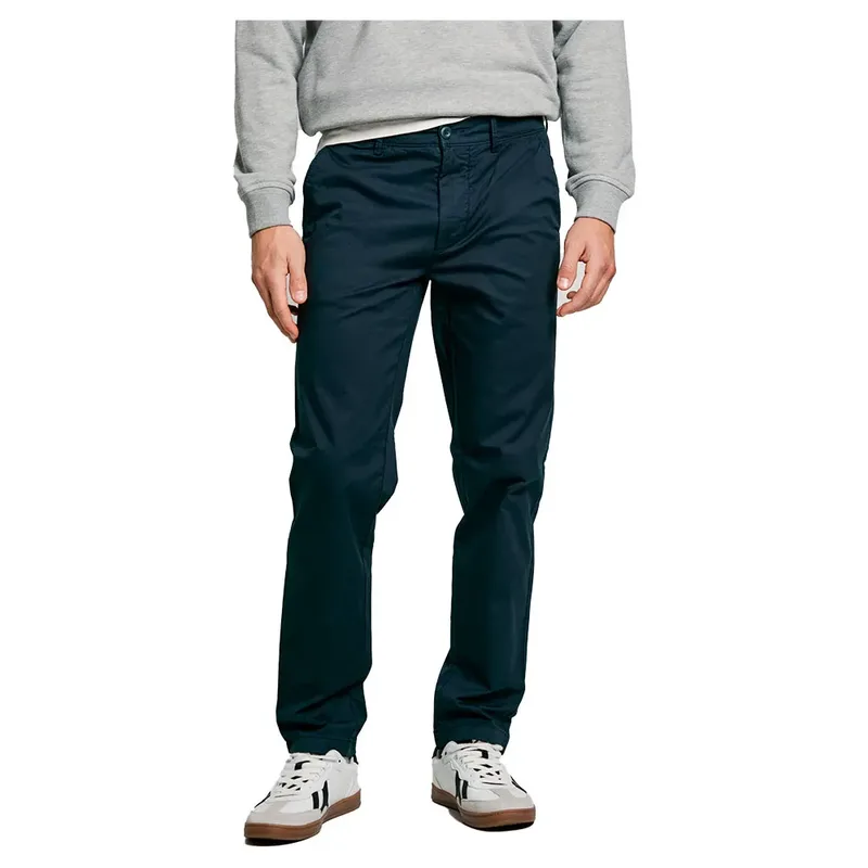 Pepe Jeans Παντελόνι Ανδρικό Slim Chino Poplin PM211873-594 Μπλε