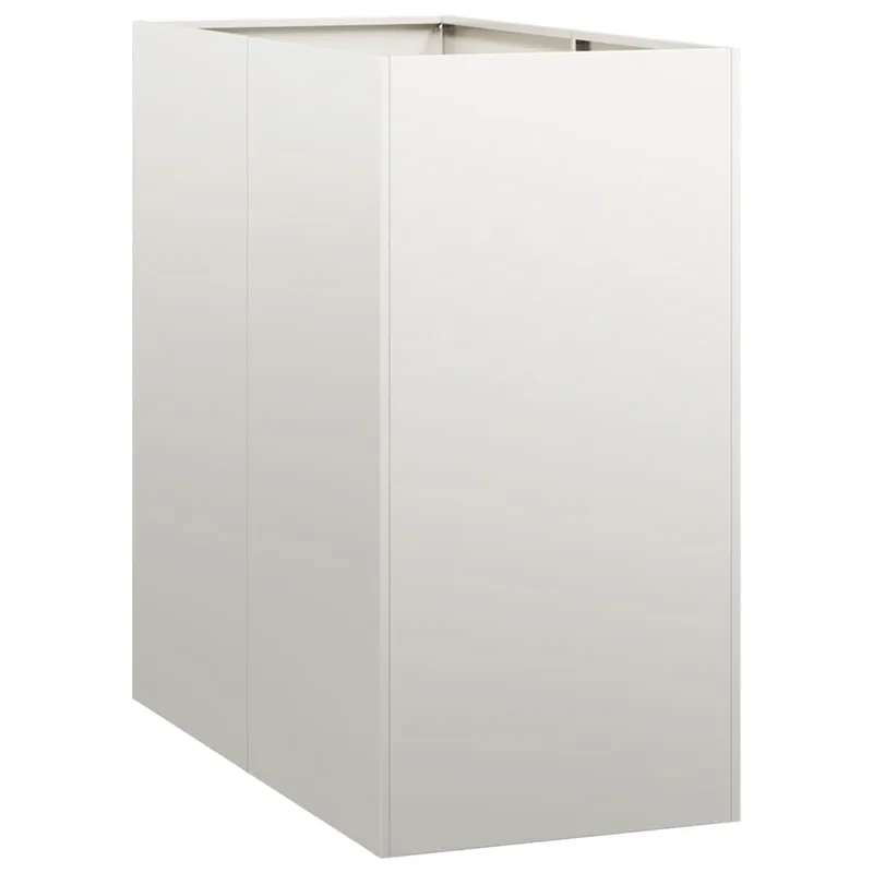 vidaXL Ζαρντινιέρα 40x80x80 εκ. από Ανοξείδωτο Ατσάλι