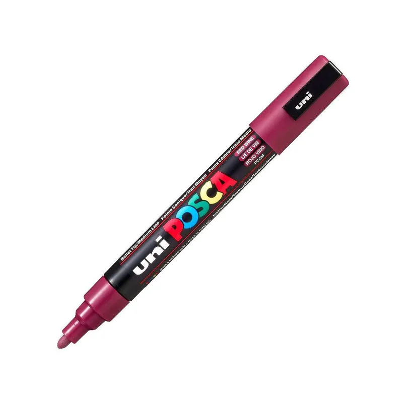 Μαρκαδόρος Posca Medium PC-5M Red Wine 2.5mm Uni-Ball