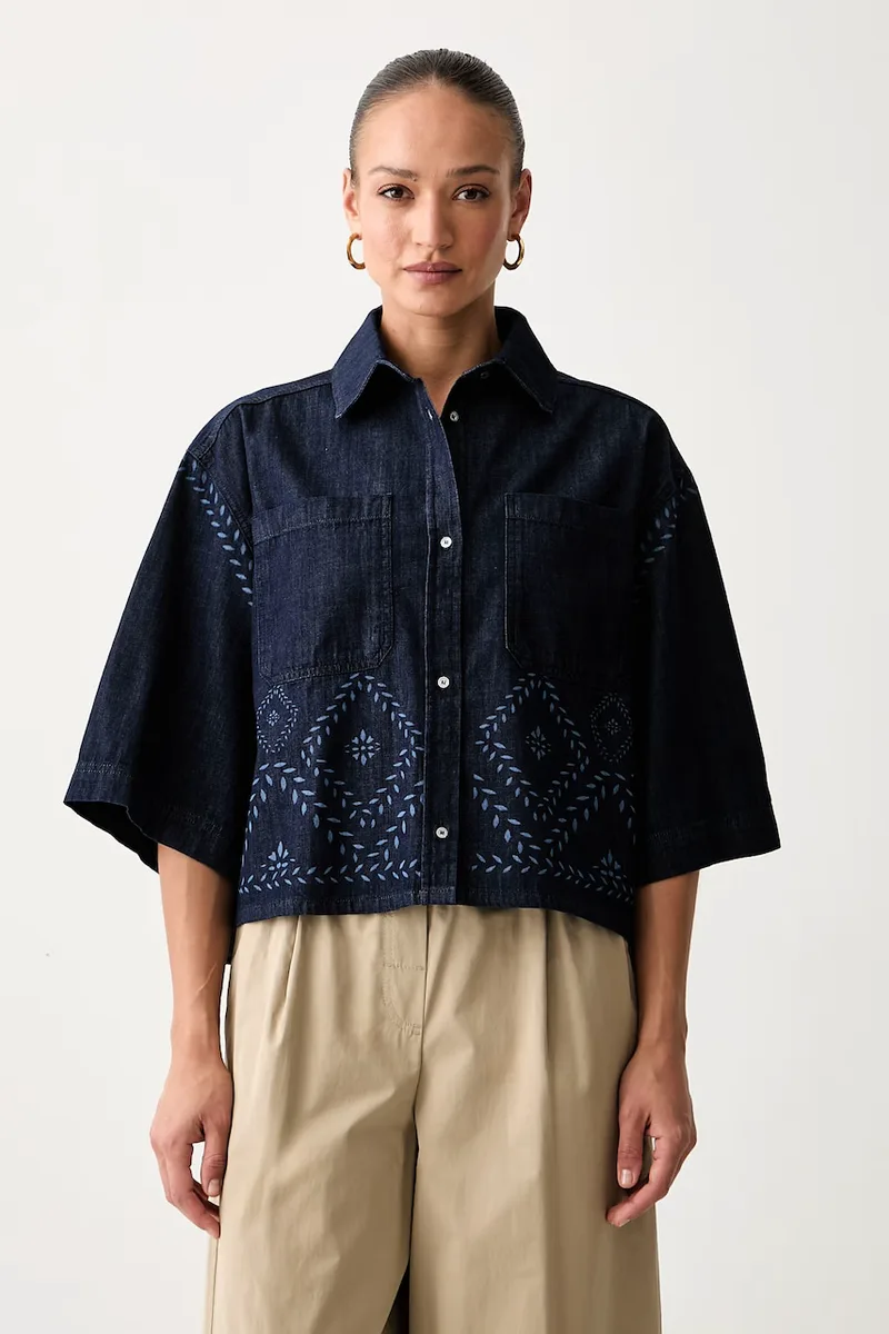 Weekend Max Mara πουκάμισο γυναικείο ντένιμ WKDALARE