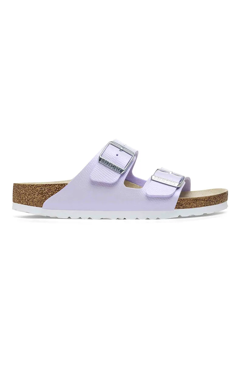 Birkenstock γυναικεία σανδάλια "Arizona BS Birko-Flor Embossed" - 1026446003543 Λιλά