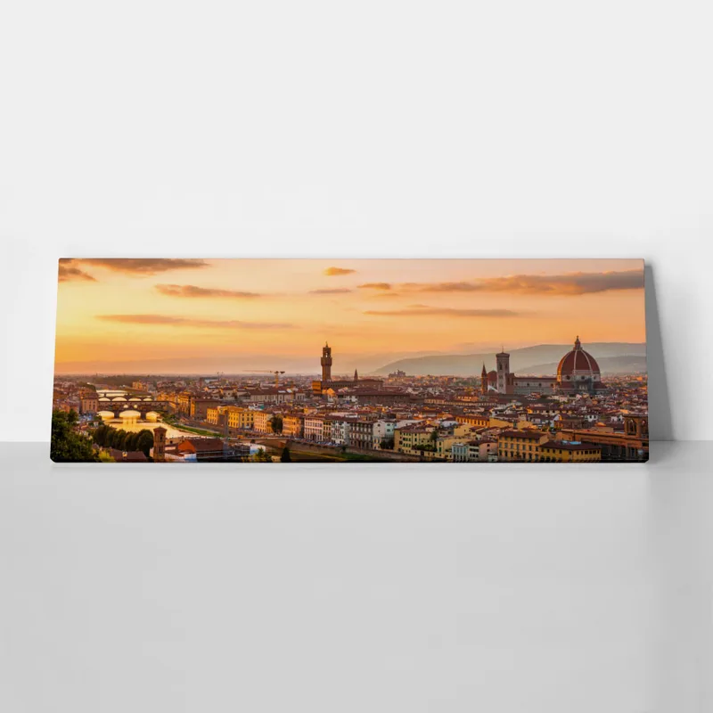 Πίνακας σε καμβά Πανοραμικός FLORENCE CITY